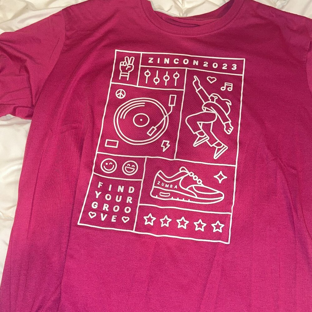 XL 2023 ZINCON Zumba Convention T-Shirt